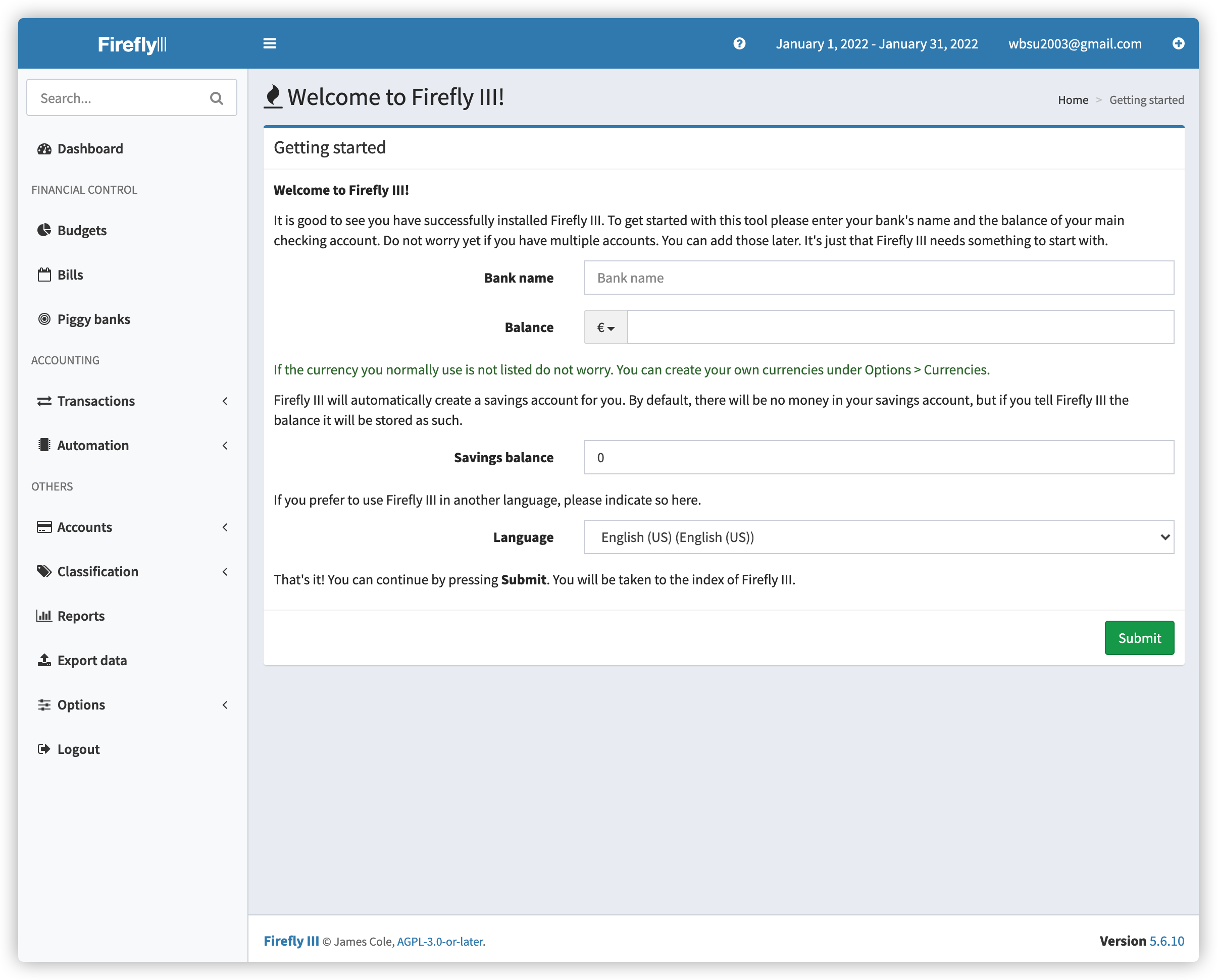 图片[10]-用docker在NAS群晖上搭建一个开源的理财记账软件Firefly III - 欧鹿星球-欧鹿星球
